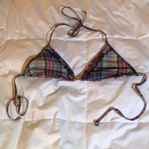 Victoria’s Secret - Plaid Bikini Top